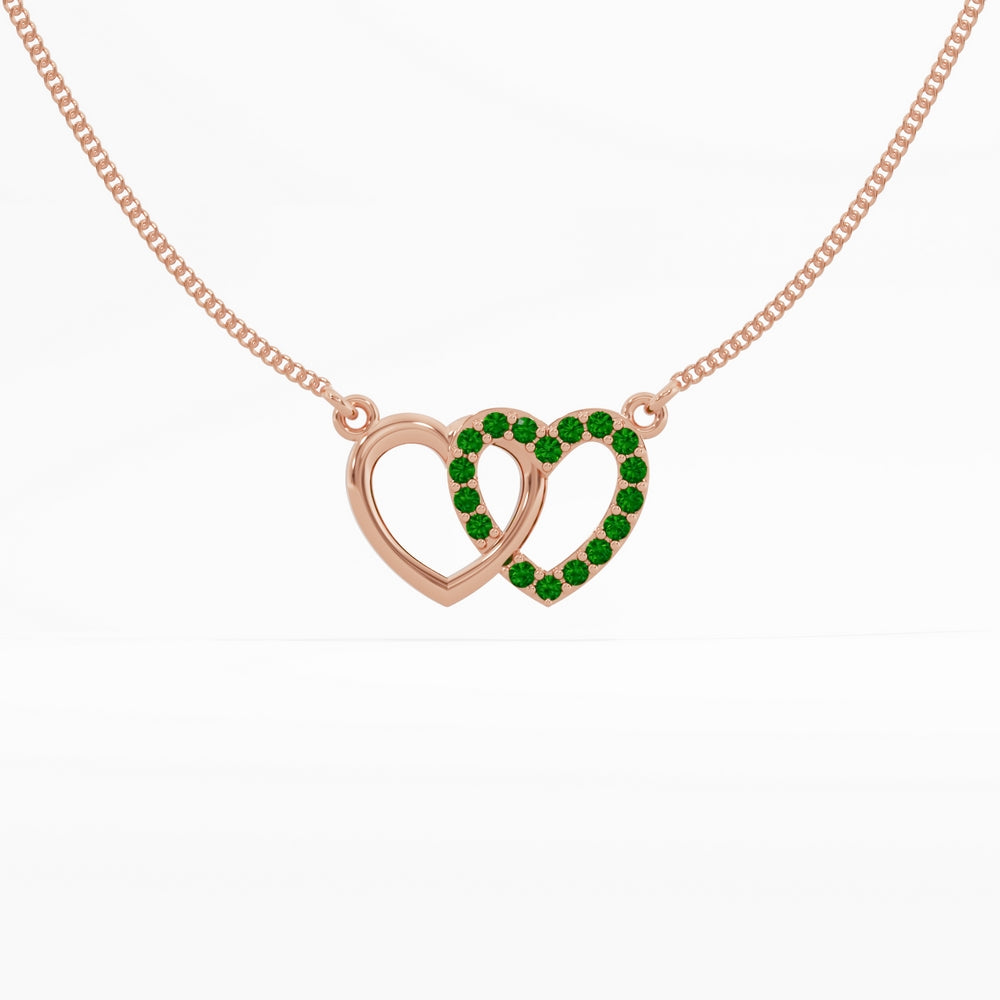 #metal_rose-gold-plated#stone-colour_emerald-green