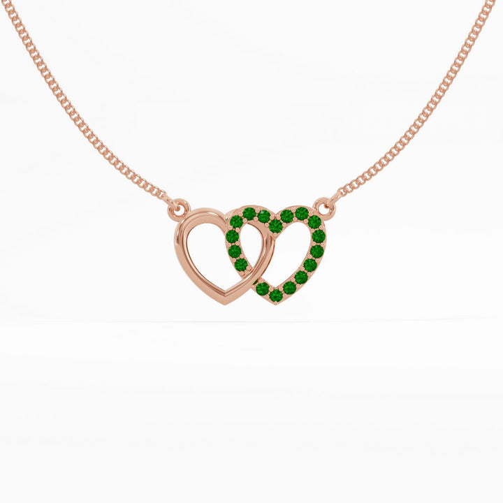 #metal_rose-gold-plated#stone-colour_emerald-green