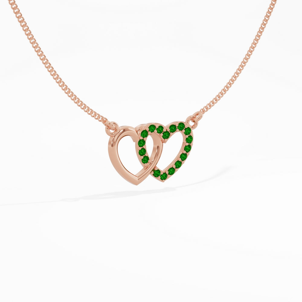 #metal_rose-gold-plated#stone-colour_emerald-green