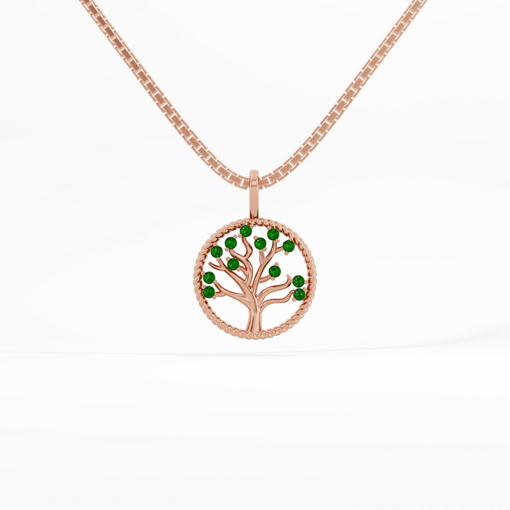#metal_rose-gold-plated#stone-colour_emerald-green
