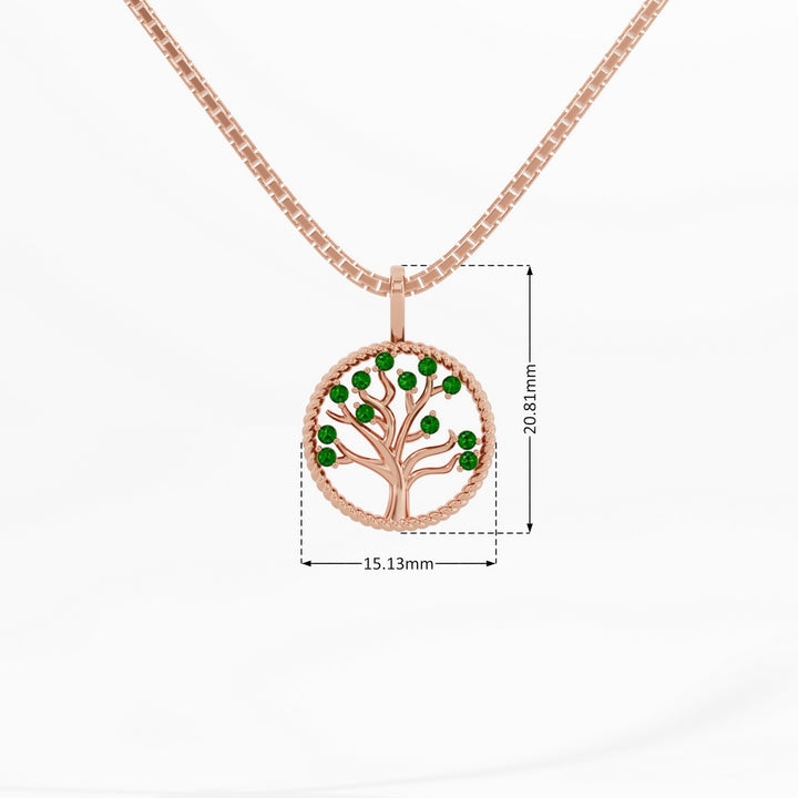 #metal_rose-gold-plated#stone-colour_emerald-green