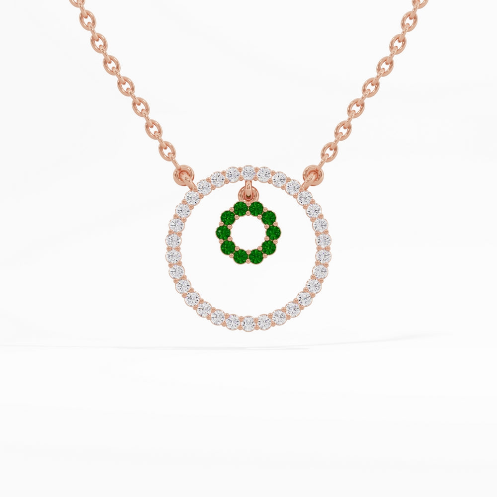 #metal_rose-gold-plated#stone-colour_emerald-green