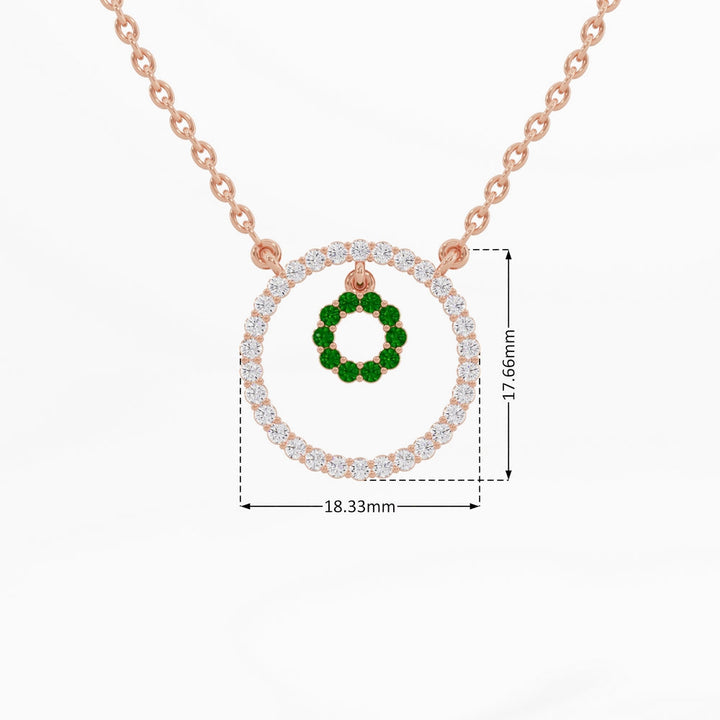 #metal_rose-gold-plated#stone-colour_emerald-green