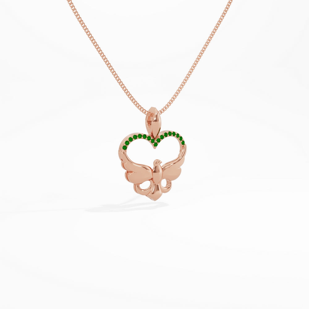 #metal_rose-gold-plated#stone-colour_emerald-green