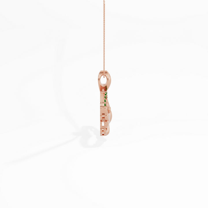 #metal_rose-gold-plated#stone-colour_emerald-green