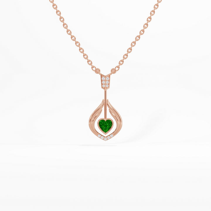 #metal_rose-gold-plated#stone-colour_emerald-green