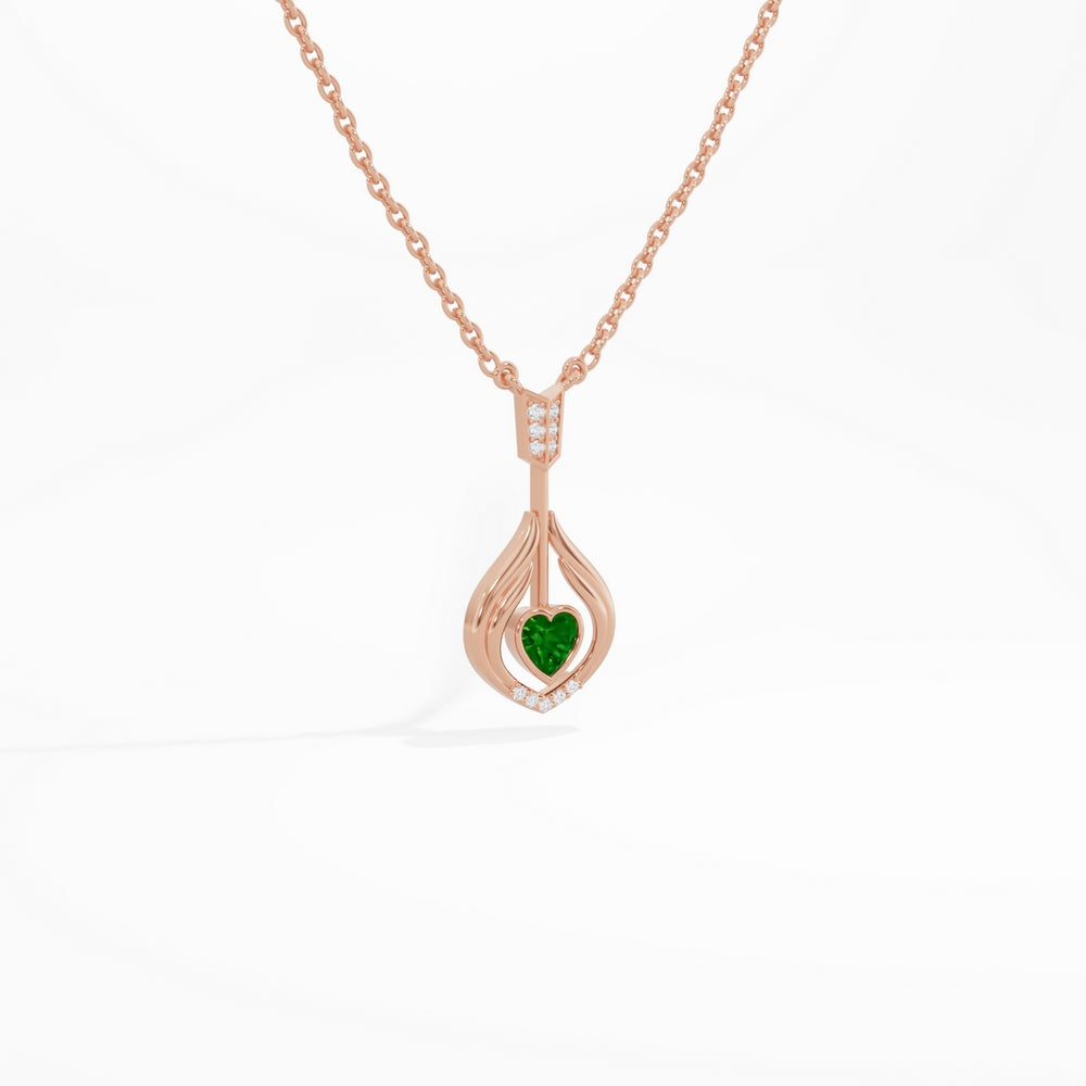 #metal_rose-gold-plated#stone-colour_emerald-green