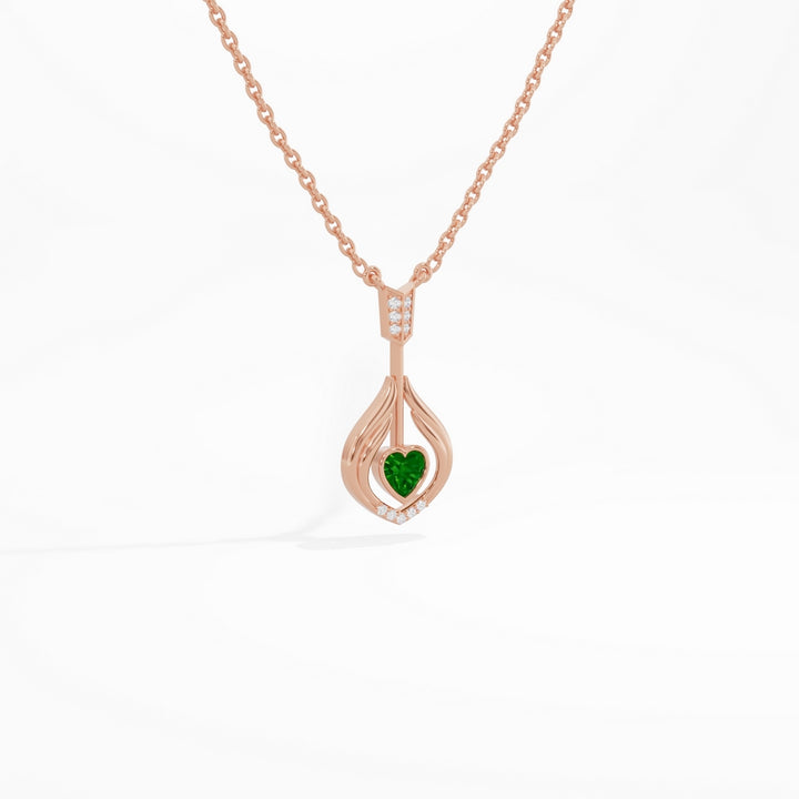 #metal_rose-gold-plated#stone-colour_emerald-green