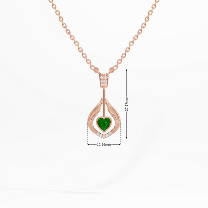 #metal_rose-gold-plated#stone-colour_emerald-green