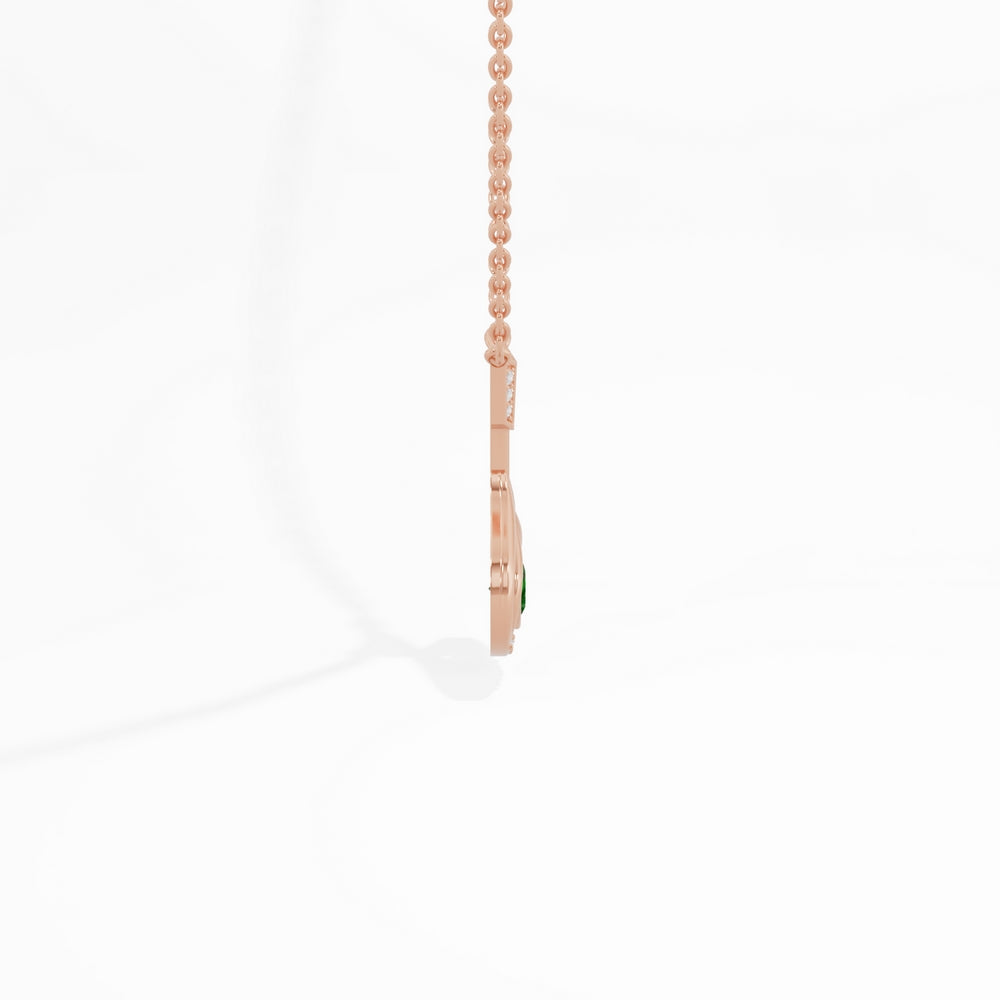 #metal_rose-gold-plated#stone-colour_emerald-green