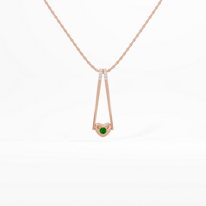 #metal_rose-gold-plated#stone-colour_emerald-green