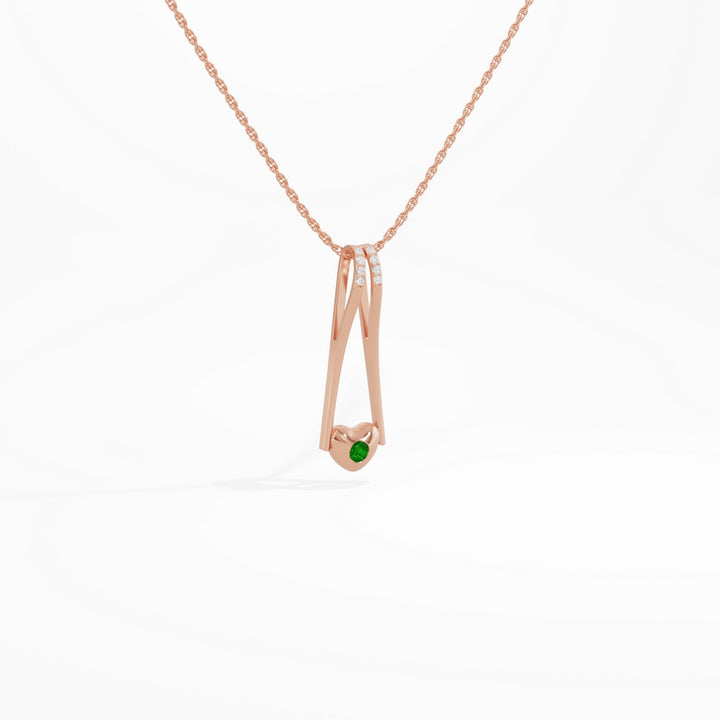 #metal_rose-gold-plated#stone-colour_emerald-green