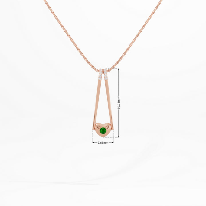 #metal_rose-gold-plated#stone-colour_emerald-green