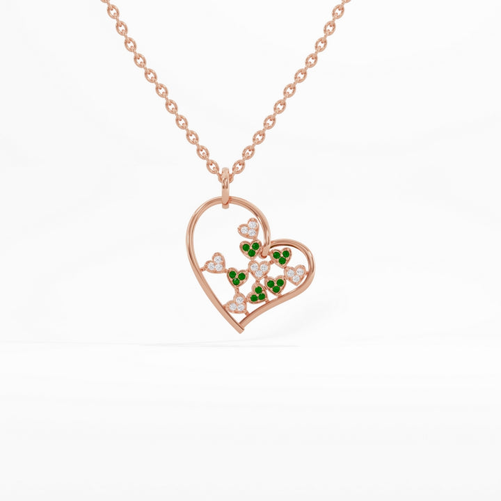 #metal_rose-gold-plated#stone-colour_emerald-green