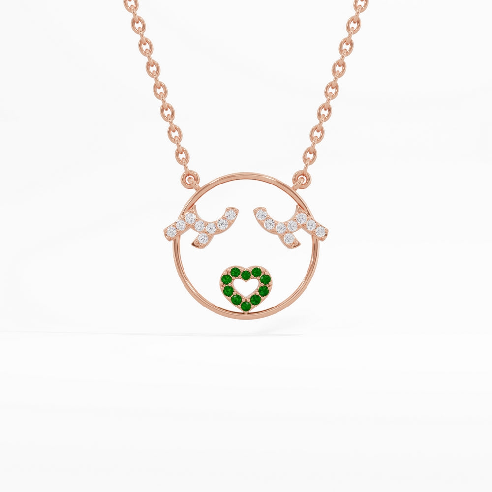 #metal_rose-gold-plated#stone-colour_emerald-green