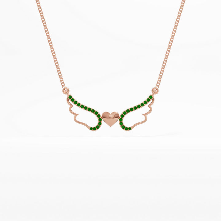 #metal_rose-gold-plated#stone-colour_emerald-green