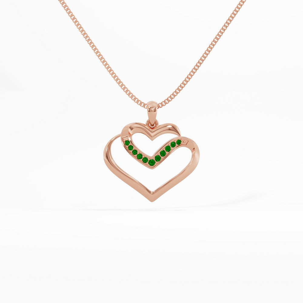 #metal_rose-gold-plated#stone-colour_emerald-green
