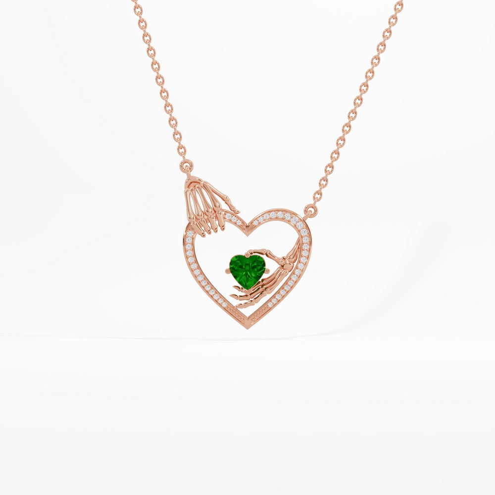 #metal_rose-gold-plated#stone-colour_emerald-green