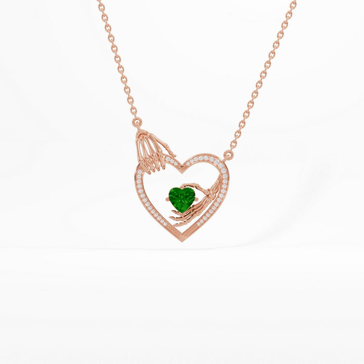 #metal_rose-gold-plated#stone-colour_emerald-green