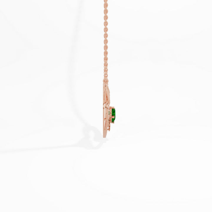 #metal_rose-gold-plated#stone-colour_emerald-green