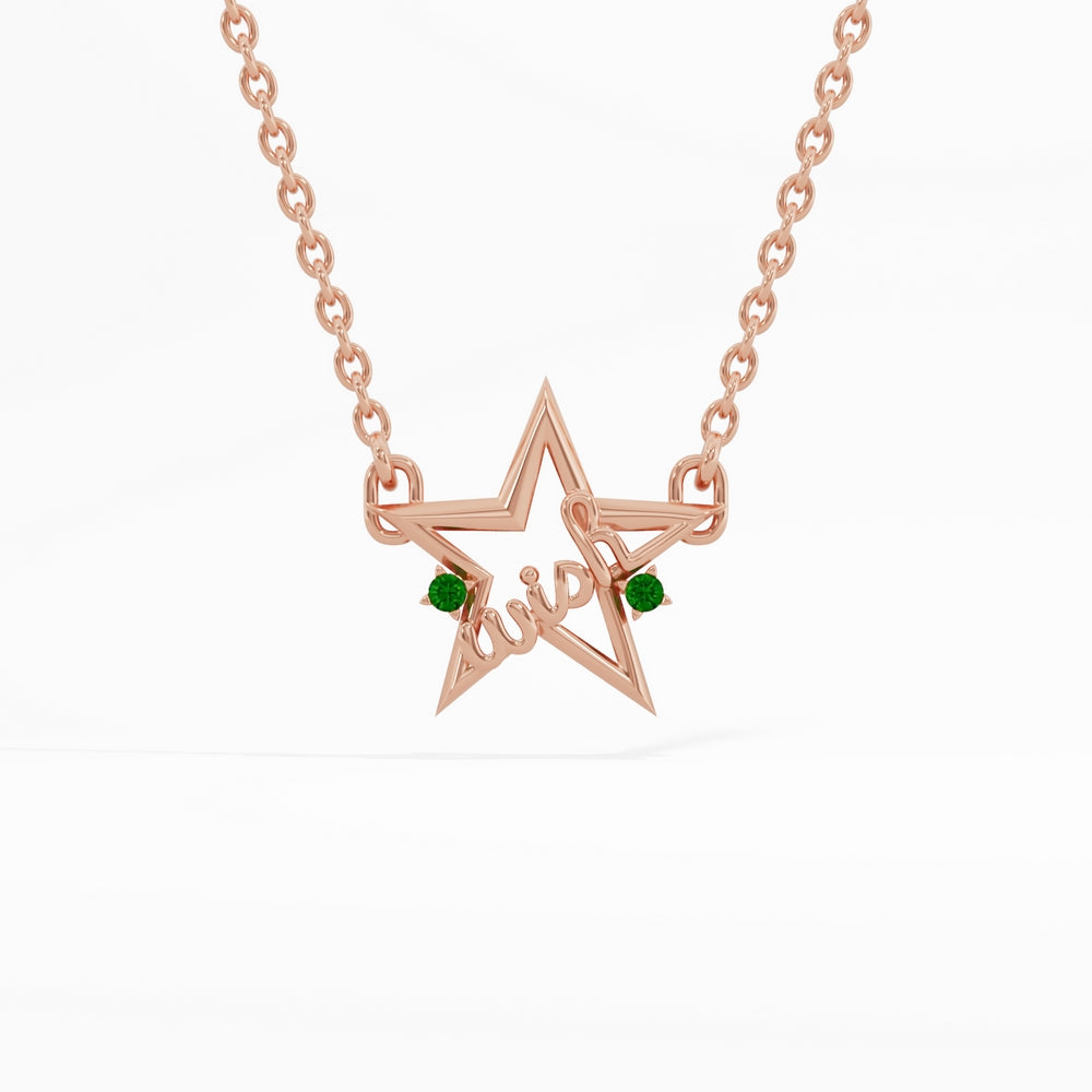 #metal_rose-gold-plated#stone-colour_emerald-green