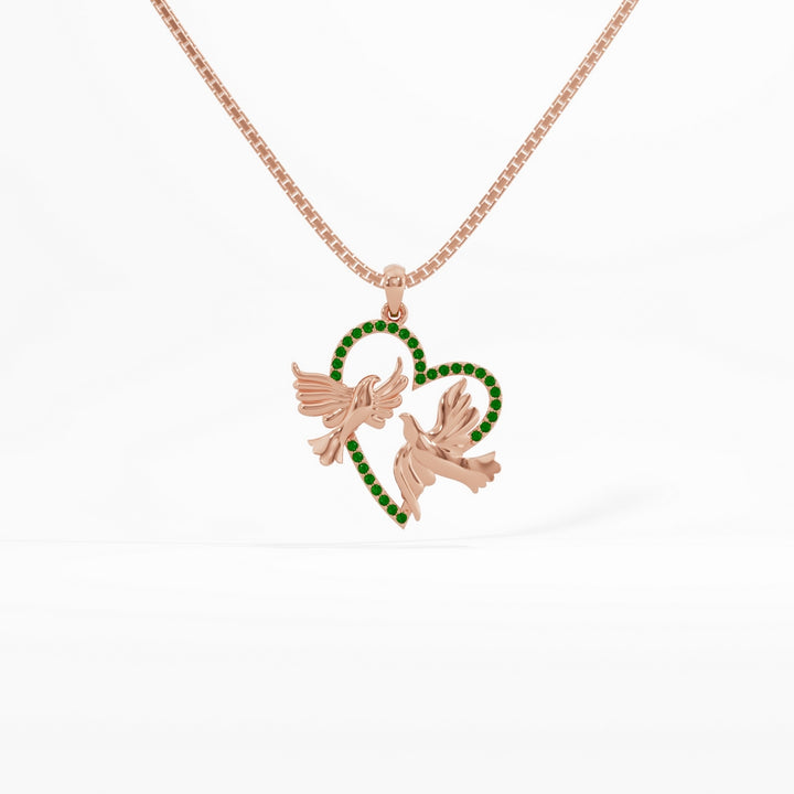 #metal_rose-gold-plated#stone-colour_emerald-green