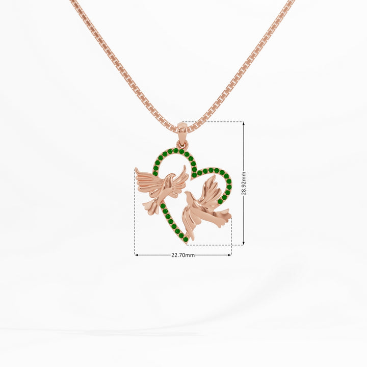 #metal_rose-gold-plated#stone-colour_emerald-green