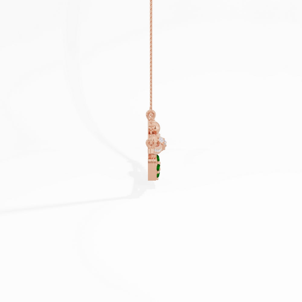 #metal_rose-gold-plated#stone-colour_emerald-green
