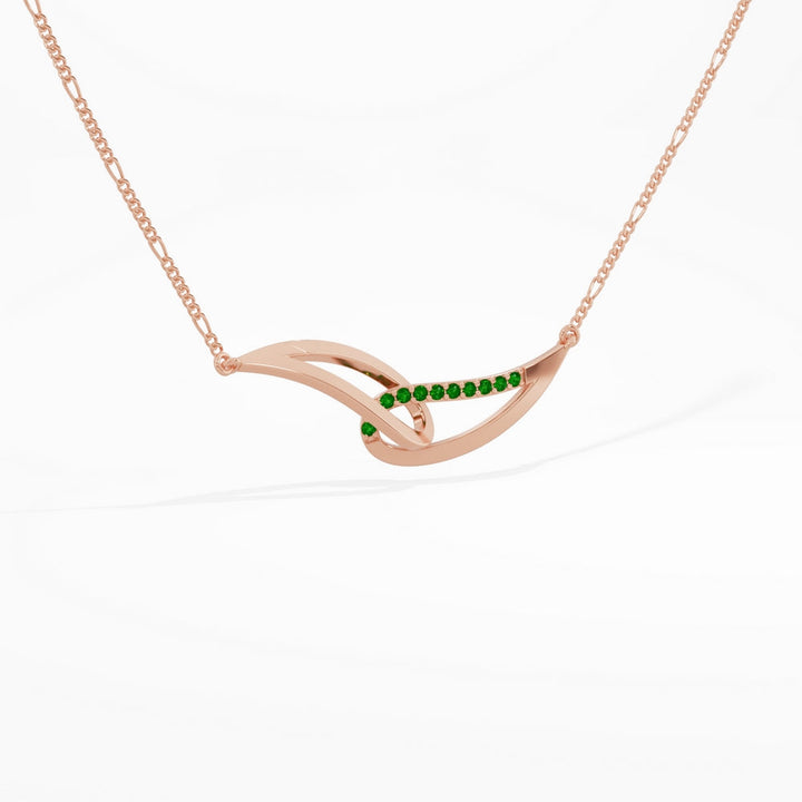 #metal_rose-gold-plated#stone-colour_emerald-green