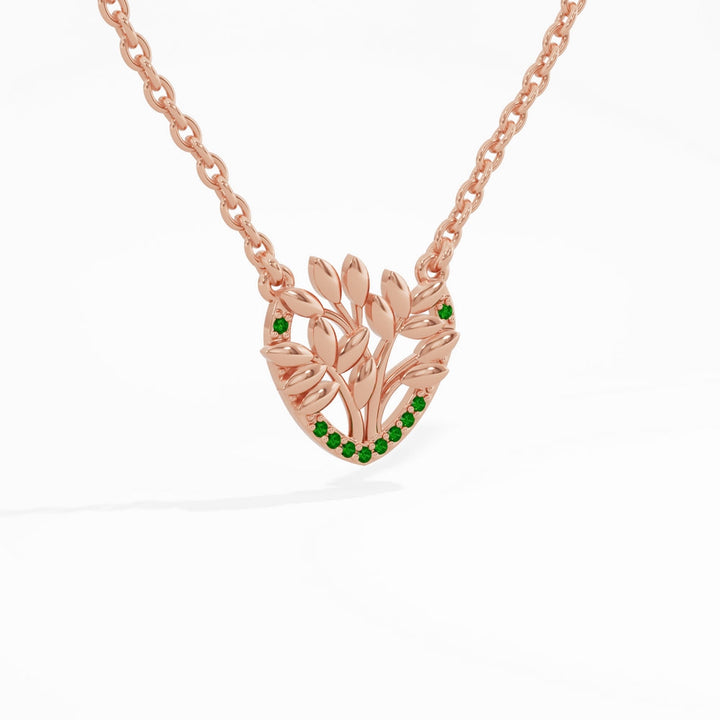 #metal_rose-gold-plated#stone-colour_emerald-green