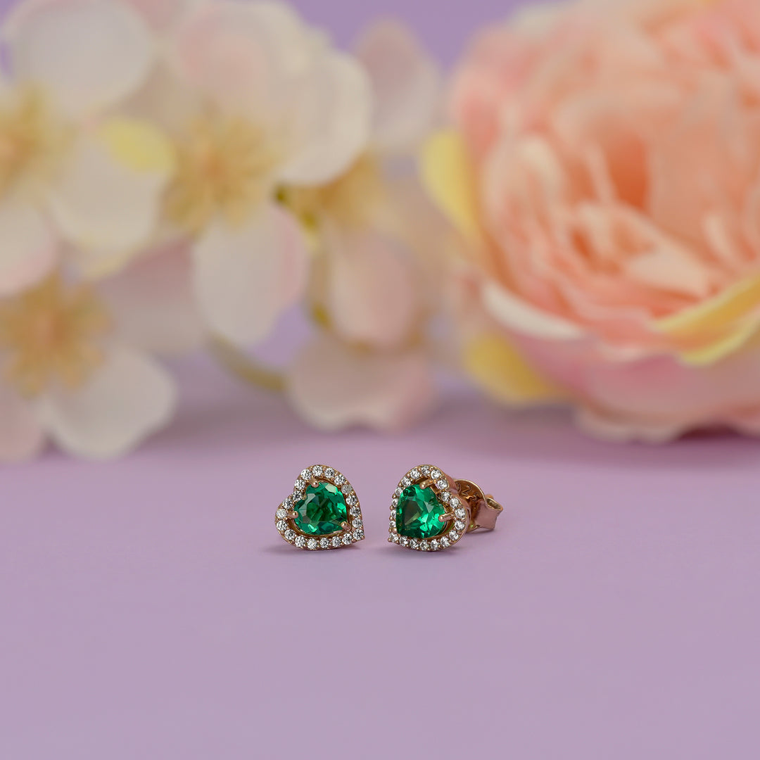 #metal_rose-gold-plated#stone-colour_emerald-green