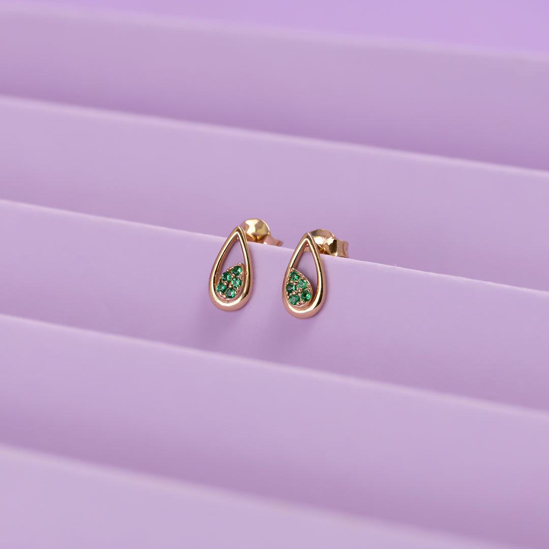 #metal_rose-gold-plated#stone-colour_emerald-green