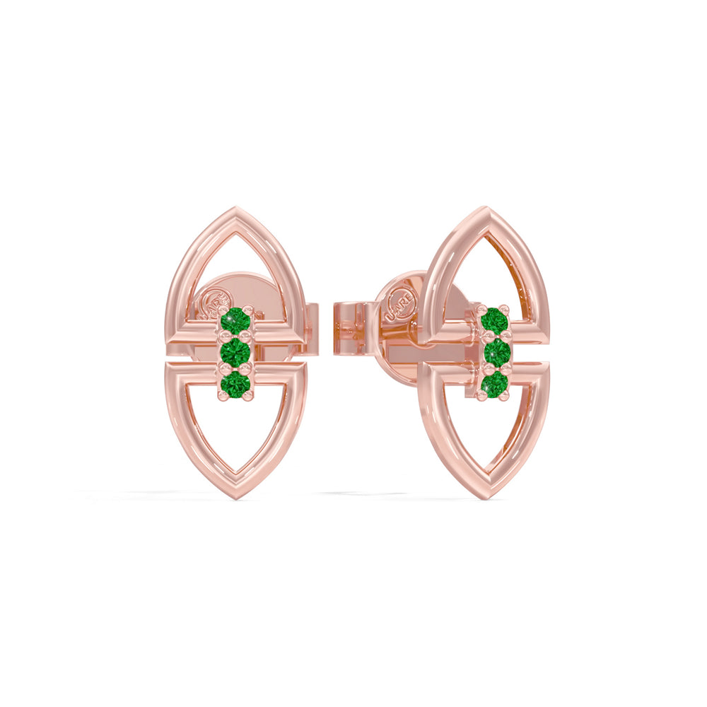 #metal_rose-gold-plated#stone-colour_emerald-green