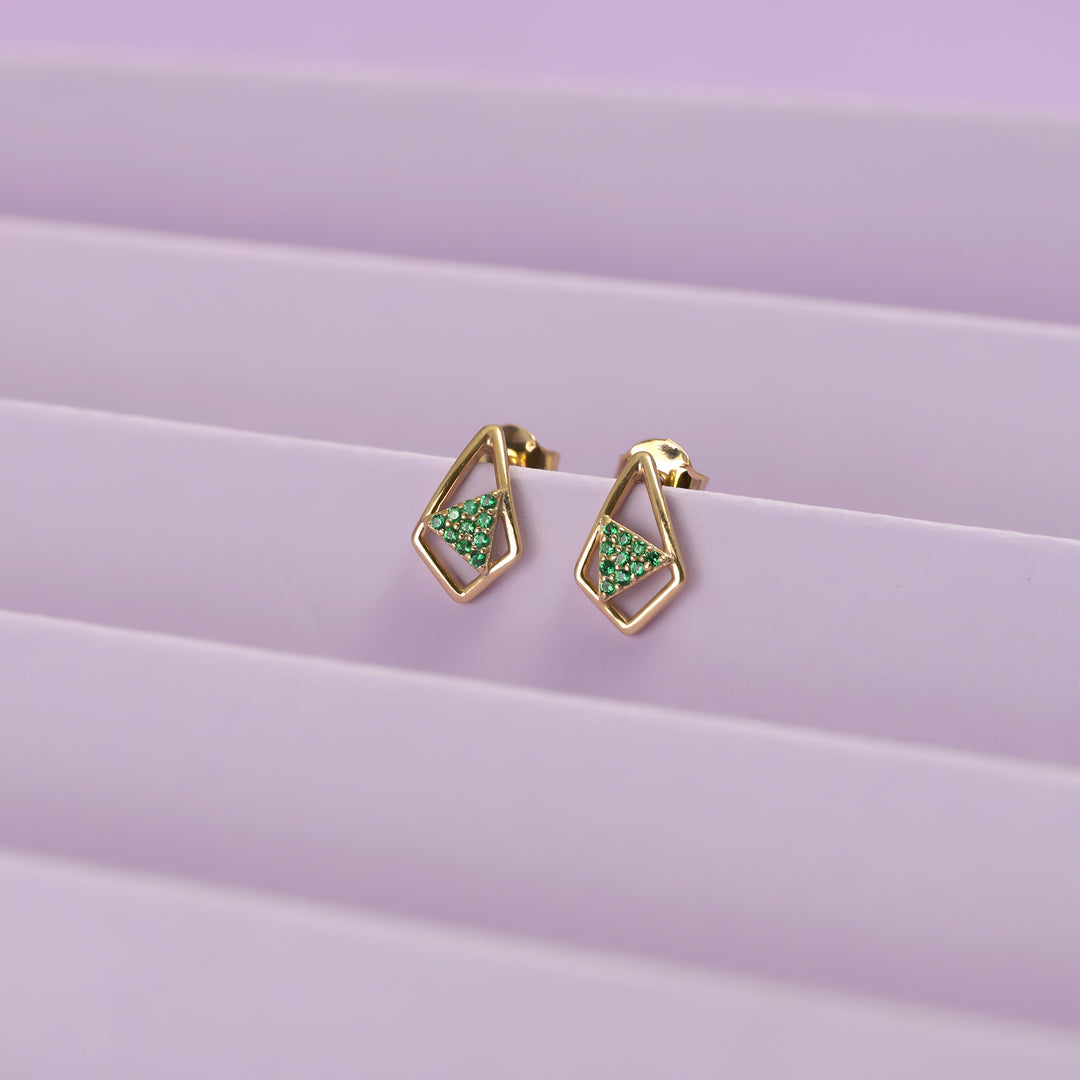 #metal_rose-gold-plated#stone-colour_emerald-green