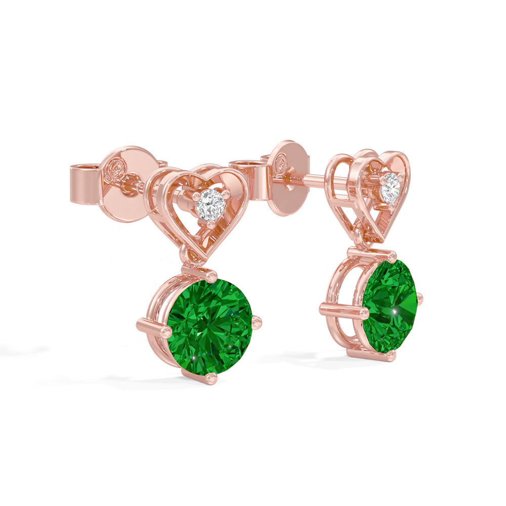 #metal_rose-gold-plated#stone-colour_emerald-green