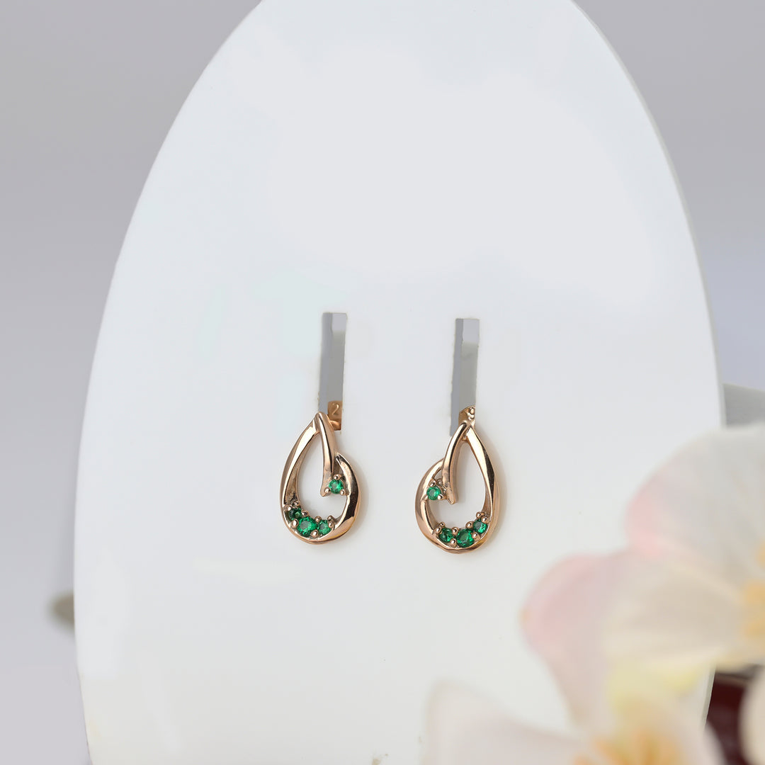 #metal_rose-gold-plated#stone-colour_emerald-green