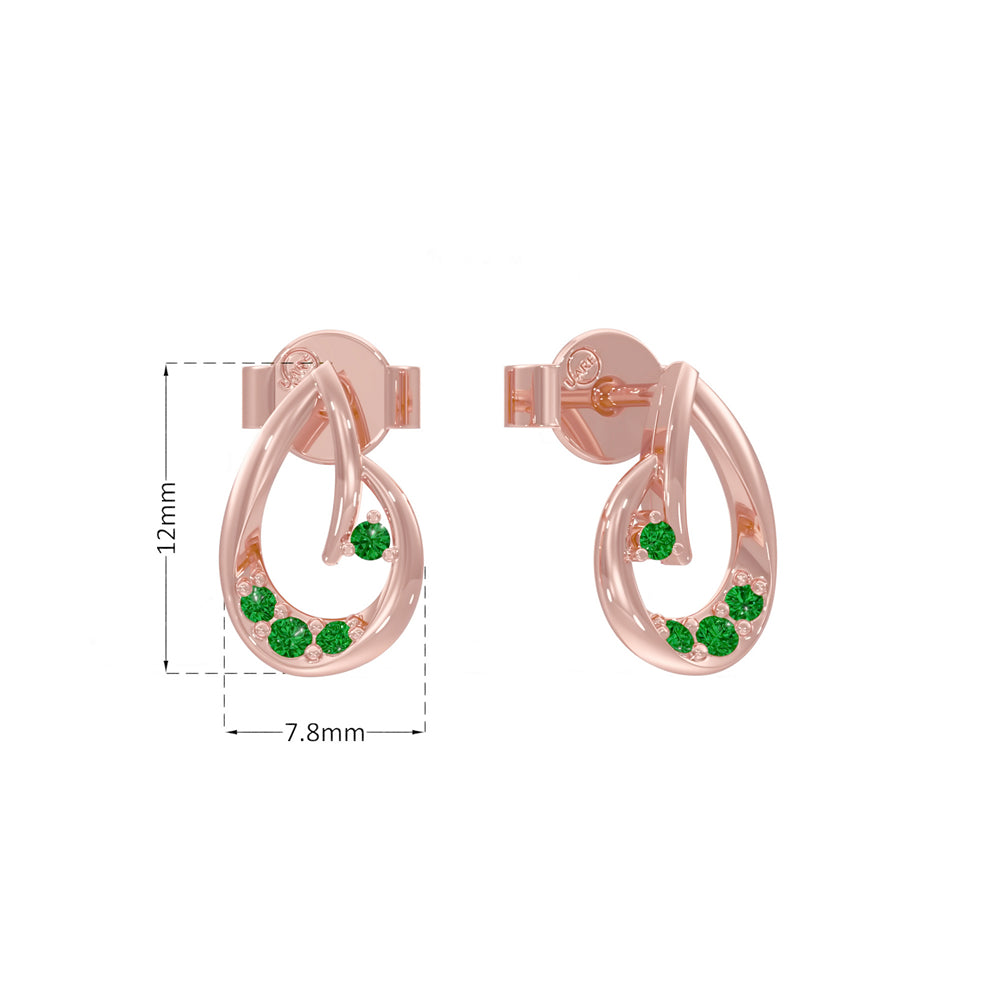 #metal_rose-gold-plated#stone-colour_emerald-green