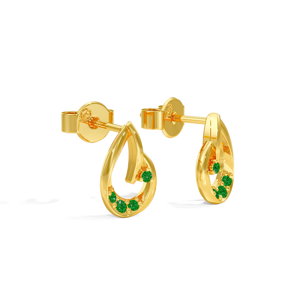 #metal_gold-plated#stone-colour_emerald-green
