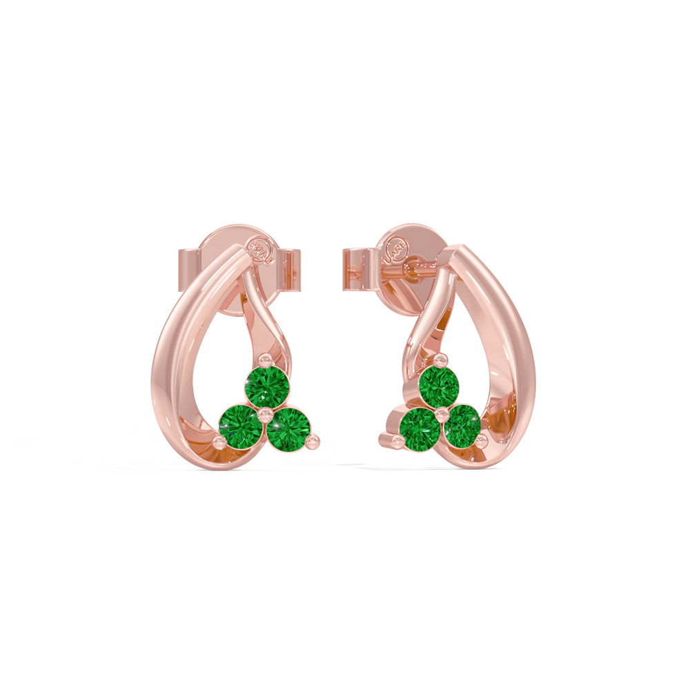 #metal_rose-gold-plated#stone-colour_emerald-green