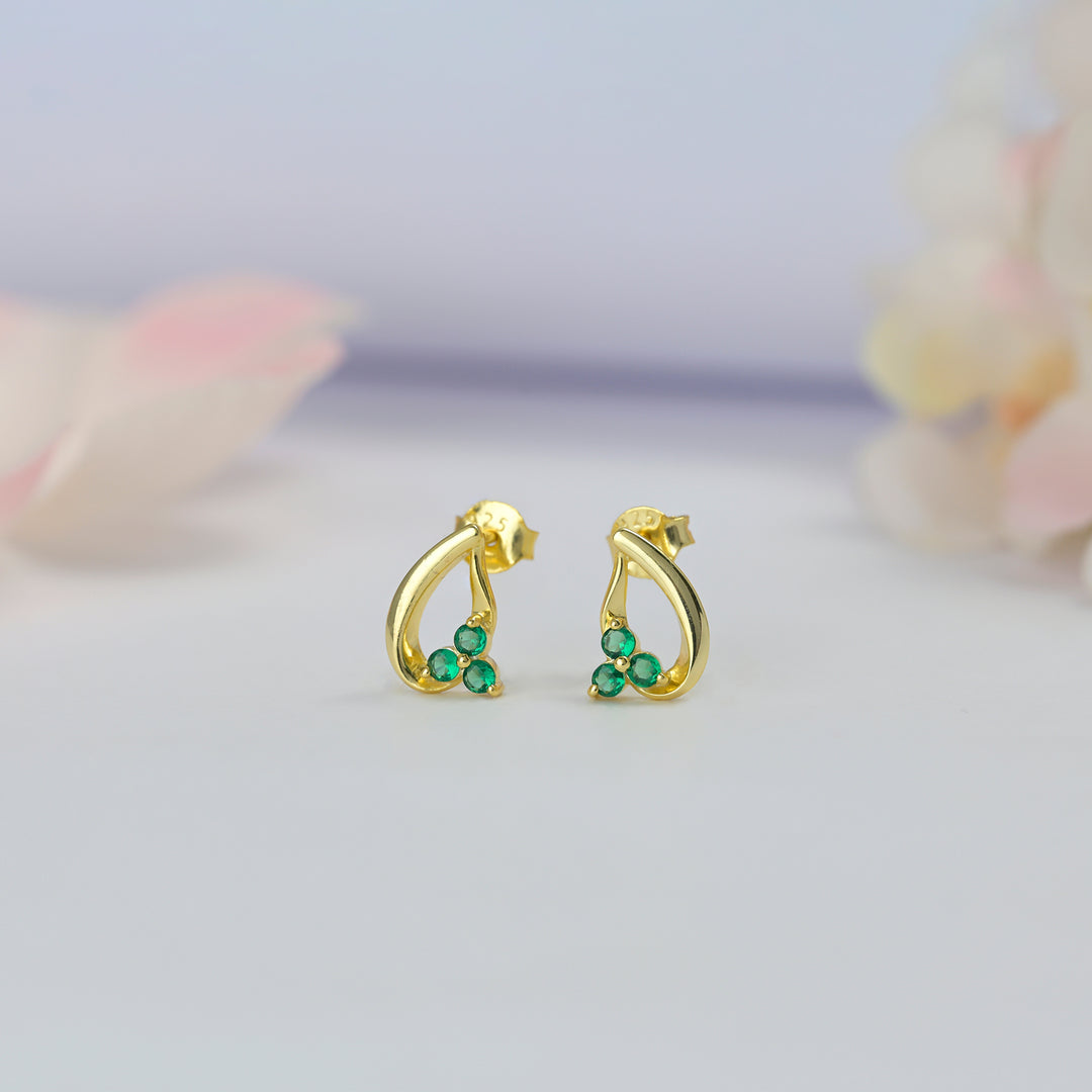 #metal_gold-plated#stone-colour_emerald-green