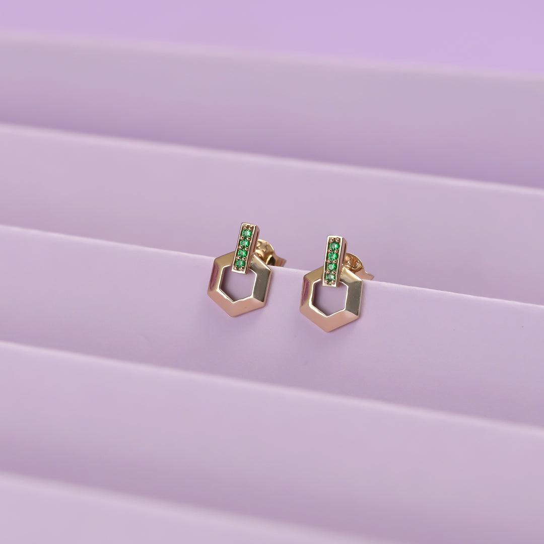 #metal_rose-gold-plated#stone-colour_emerald-green