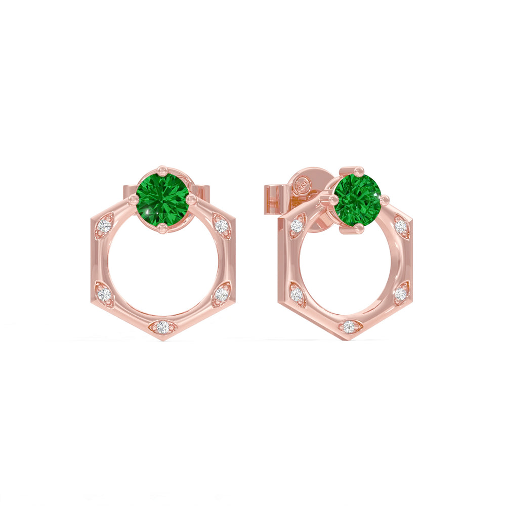 #metal_rose-gold-plated#stone-colour_emerald-green