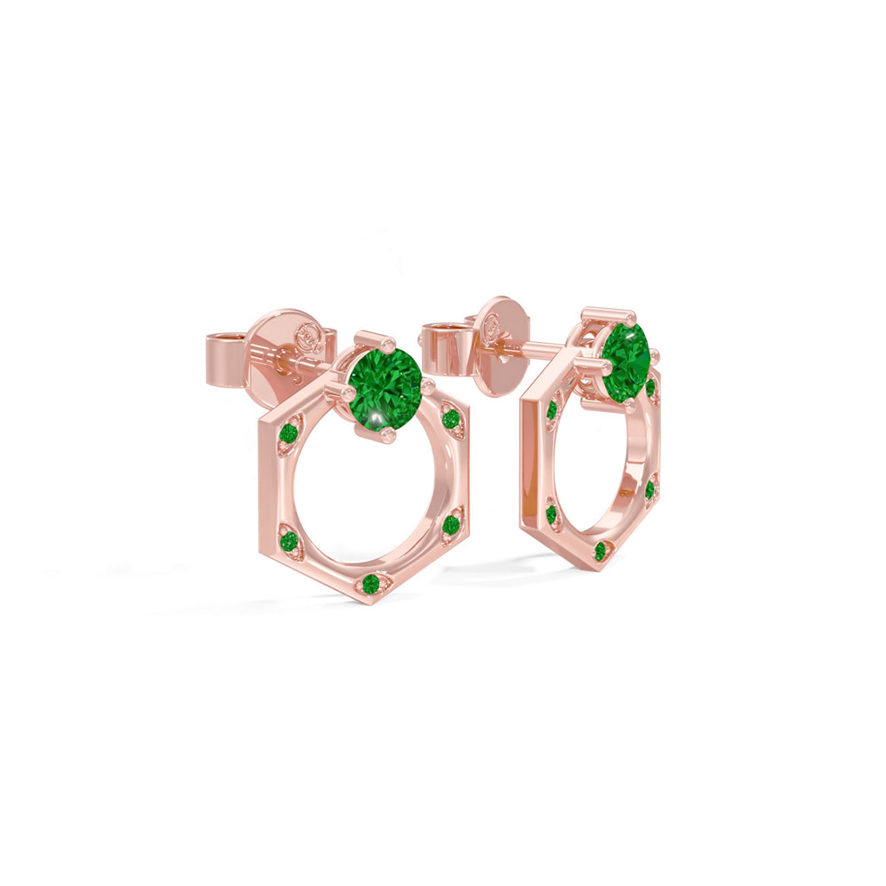 #metal_rose-gold-plated#stone-colour_emerald-green