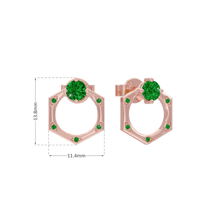 #metal_rose-gold-plated#stone-colour_emerald-green