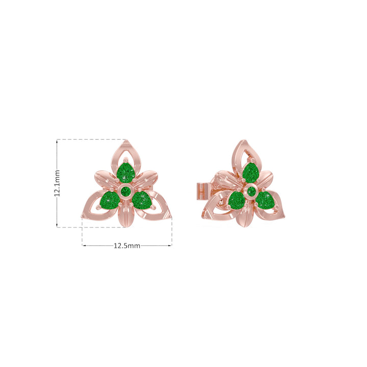 #metal_rose-gold-plated#stone-colour_emerald-green