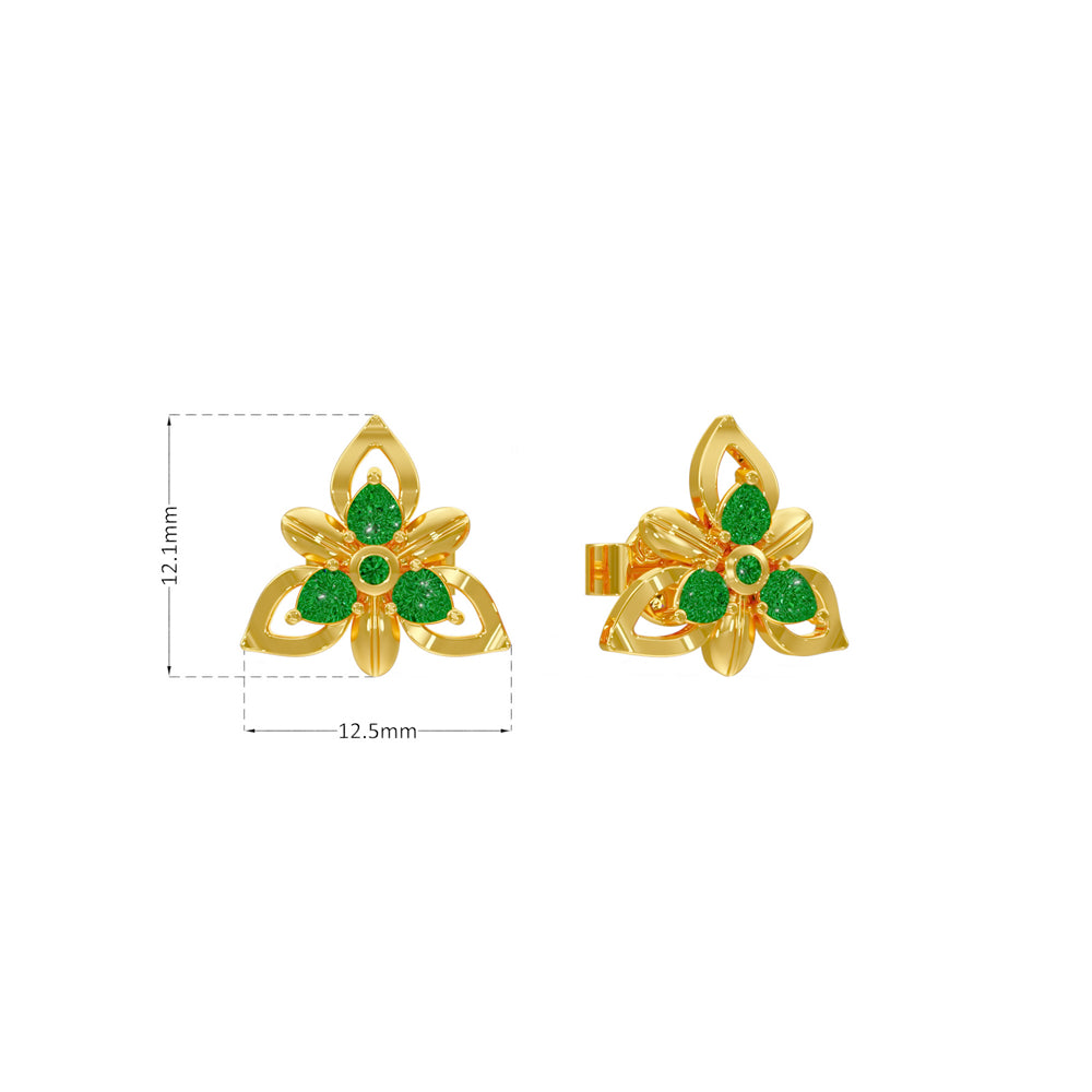 #metal_gold-plated#stone-colour_emerald-green