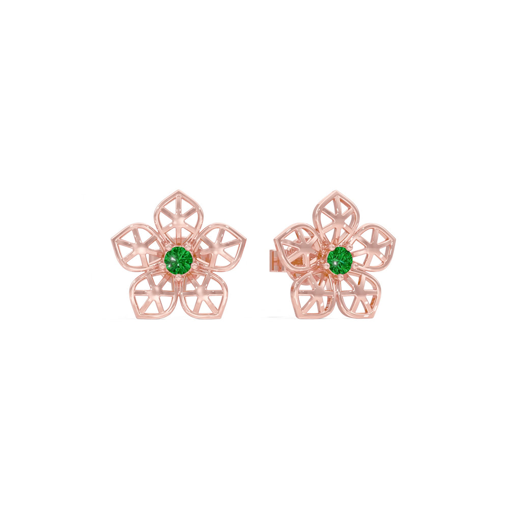 #metal_rose-gold-plated#stone-colour_emerald-green