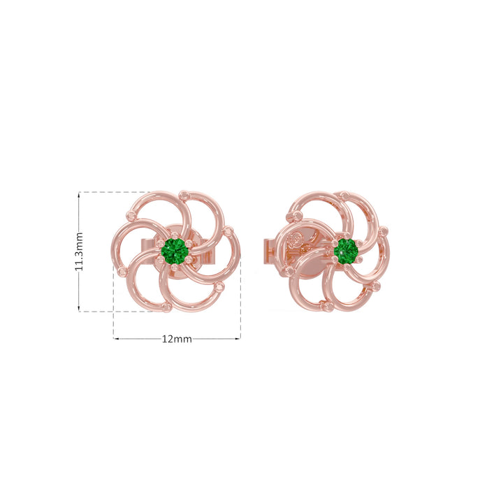 #metal_rose-gold-plated#stone-colour_emerald-green