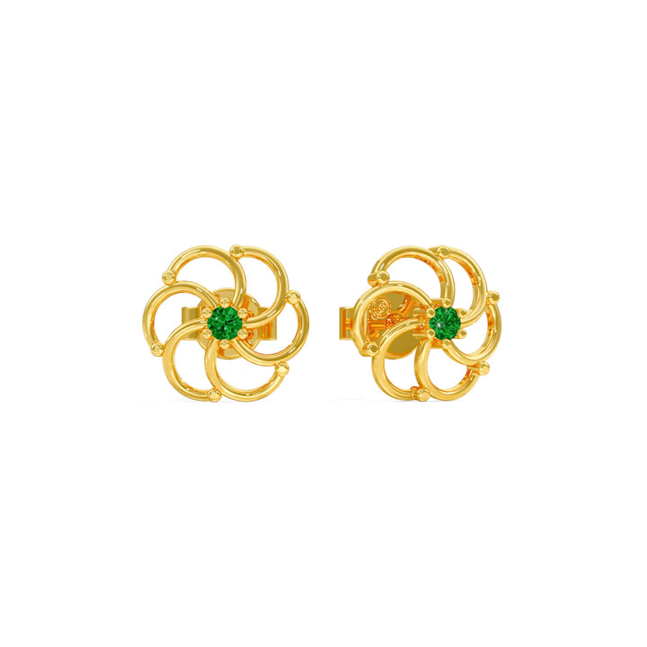 #metal_gold-plated#stone-colour_emerald-green