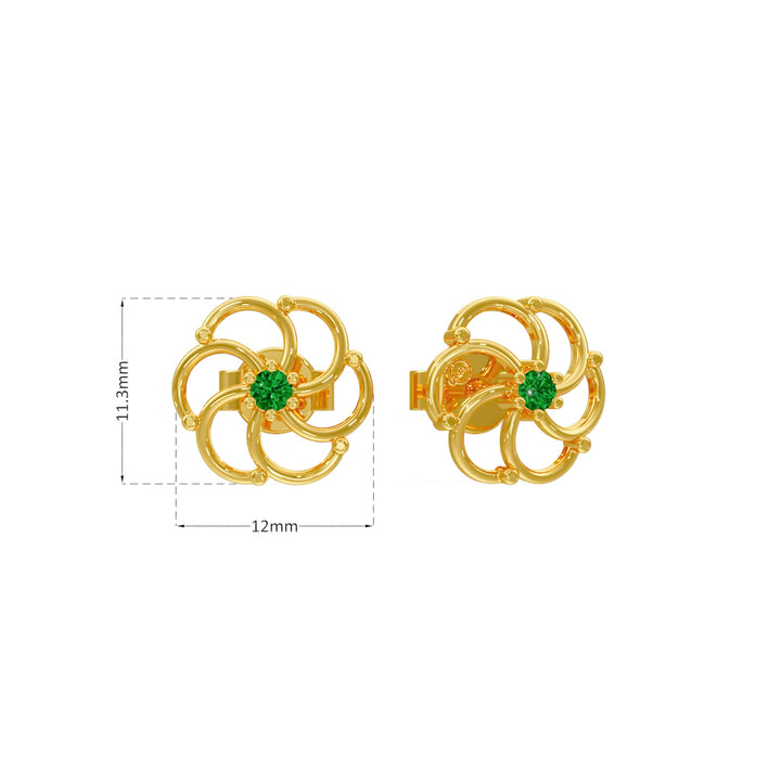 #metal_gold-plated#stone-colour_emerald-green